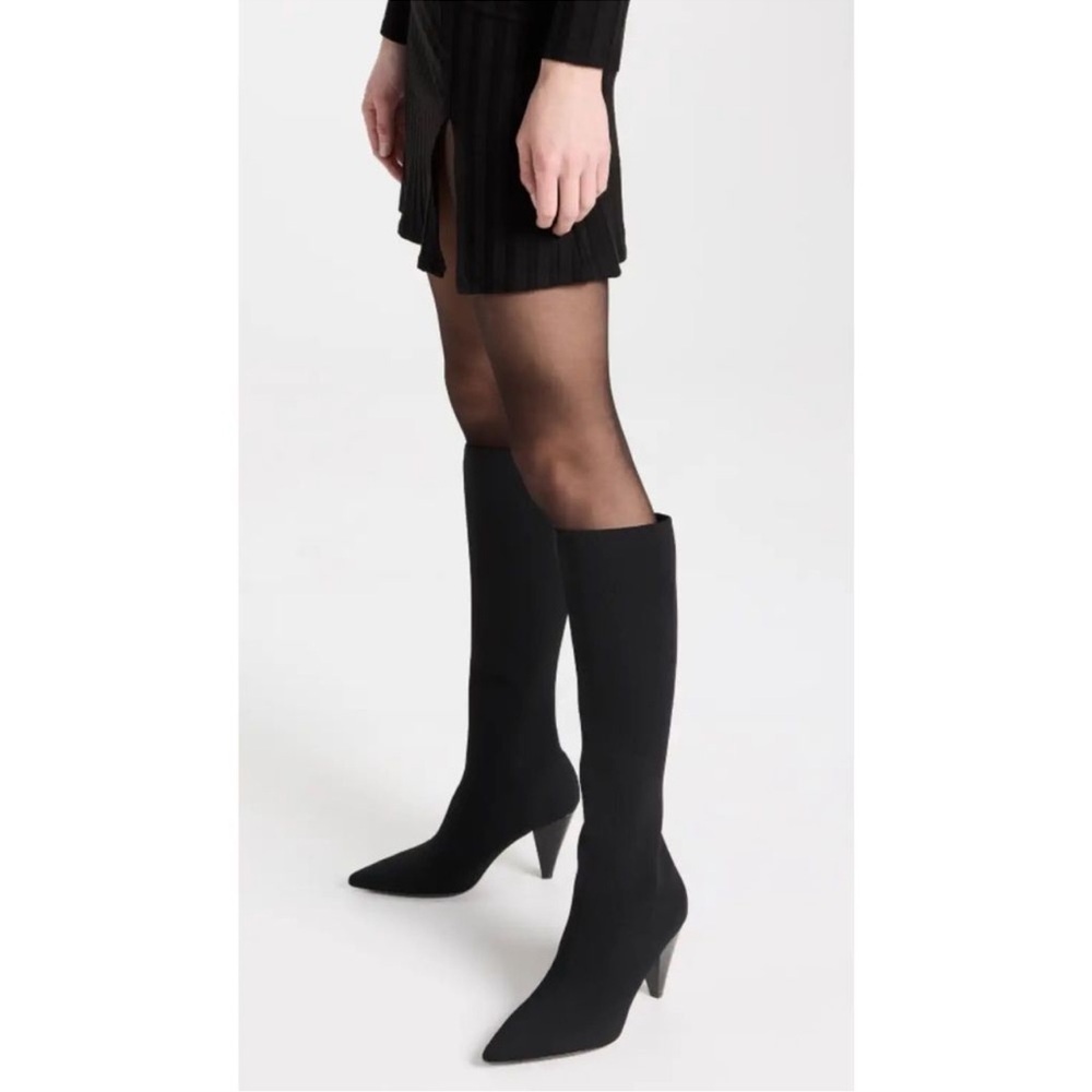 Tory Burch Engineered Knit Over the Knee Boots